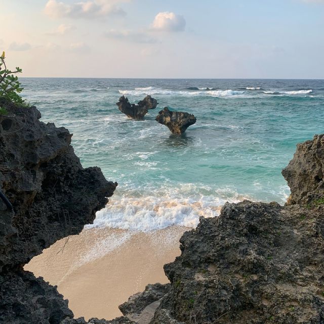 沖縄:古宇利島˗ˏˋ ハートロック ˎˊ˗
