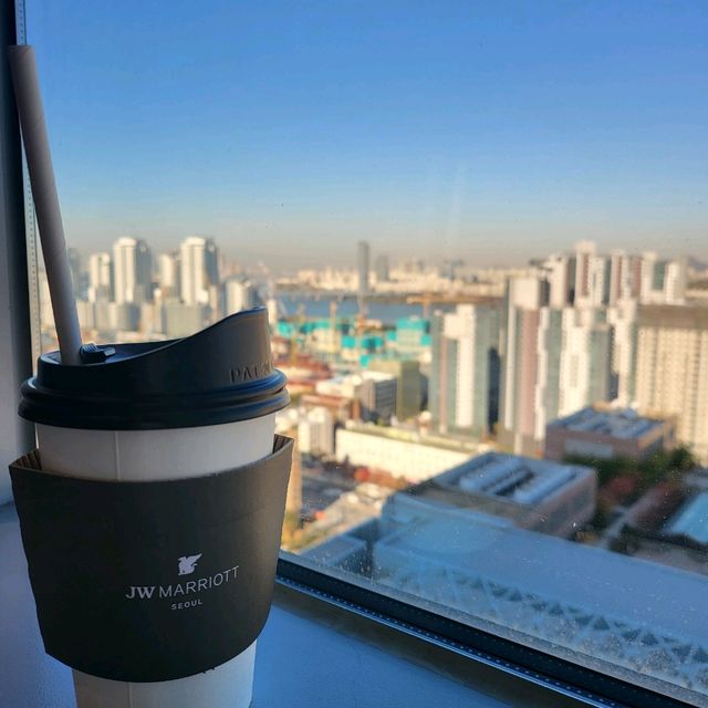 재방문 할정도로 만족한 JW 메리어트 서울(반포) 🏨 - 한강뷰 , 트윈룸, 칵테일 아워 , 라운지 조식 