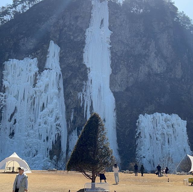 강원도에서 아이스 클라이밍을 .. ? ❄️🧗‍♀️ | 원주 희귀한 카페 | 특별 카페 