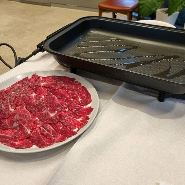 즉석에서 구워주는 따뜻한 육전 광주 대광식당