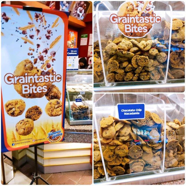 Delicious Famous Amos Cookies in Senai Airport 