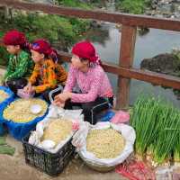 Market in Ha Giang are lively n noisy