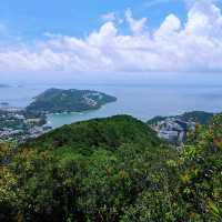 從赤柱峽道上孖崗山