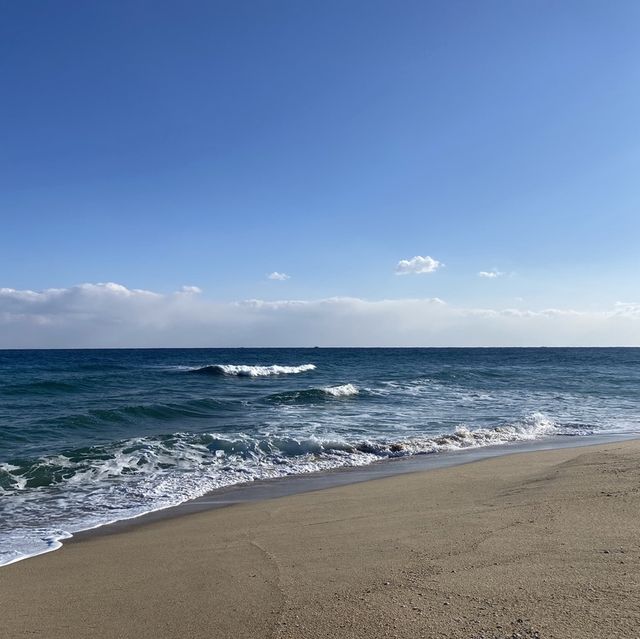 강릉 푸른 바다를 볼 수 있는 안목해변