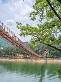 산책하기좋은 마장호수 출렁다리