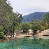 The Emerald Pool Hot Spring