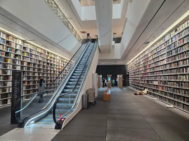 藏書量多得驚人的深圳圖書館北館