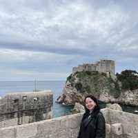 Walking on top of ancient walls 