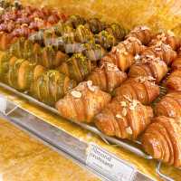 Bacha Coffee's Delicious Croissants at Changi