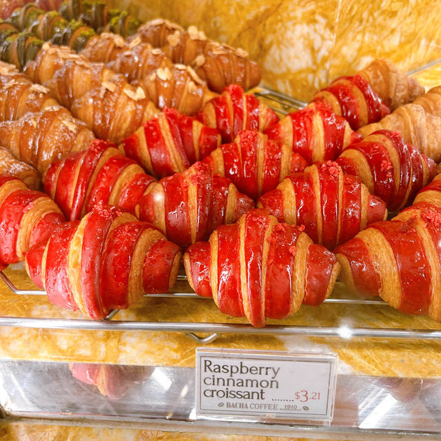 Bacha Coffee's Delicious Croissants at Changi