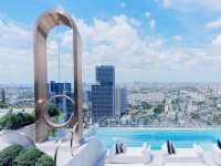 Best roof-top pool hotel in Bangkok
