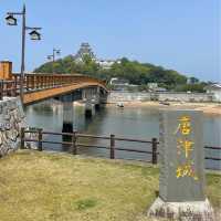 【佐賀観光】唐津城の藤の花を愛でに。。。