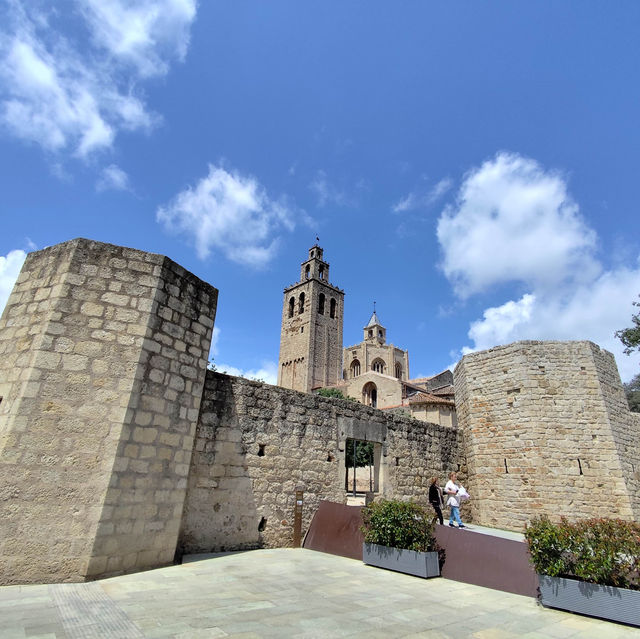 Lovely cathedral at Sant Cugat