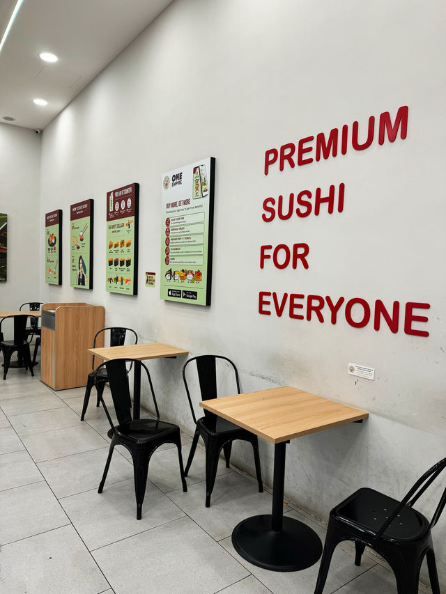 🍣 A place full of Sushi conveniently