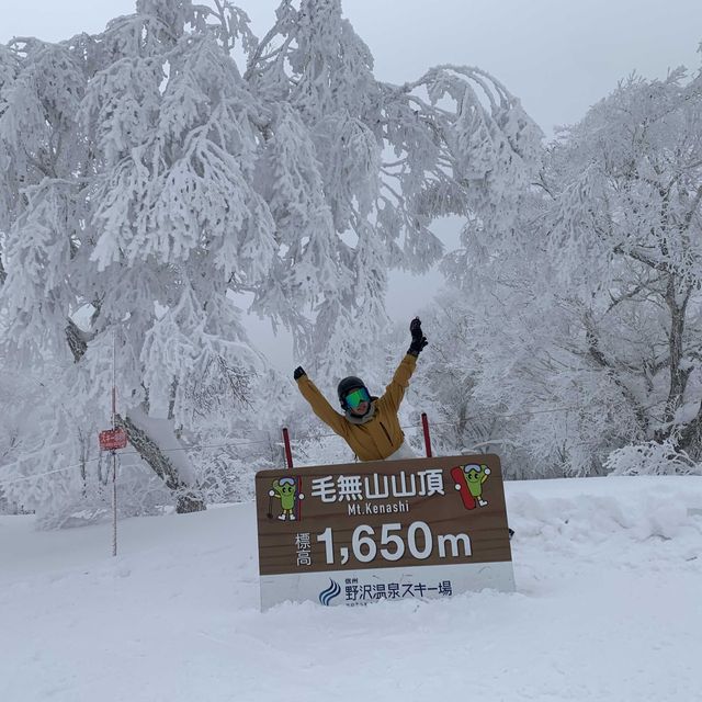 野澤溫泉 滑雪人天堂