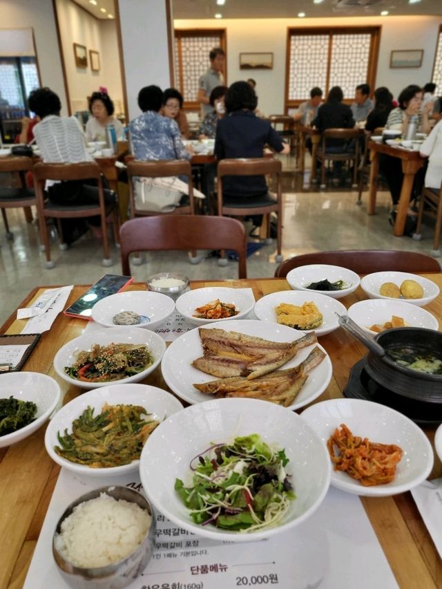 보리굴비 정식으로 유명한 화순 수림정