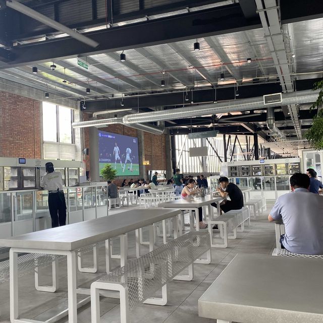 Newly Opened Food Hall in Penang with Robot Serving Food