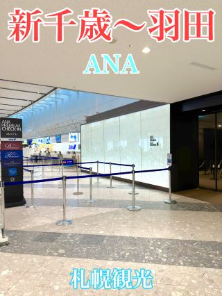 札幌 札幌觀光 從新千歲搭乘ANA舒適飛往羽田！還有空便