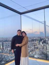 Sunset view at Shibuya Sky