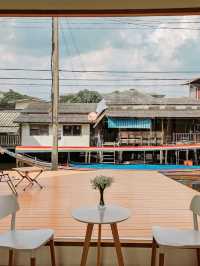 ☕️คาเฟ่นนทบุรี ติดริมแม่น้ำ บรรยากาศดีฝุดด✨️