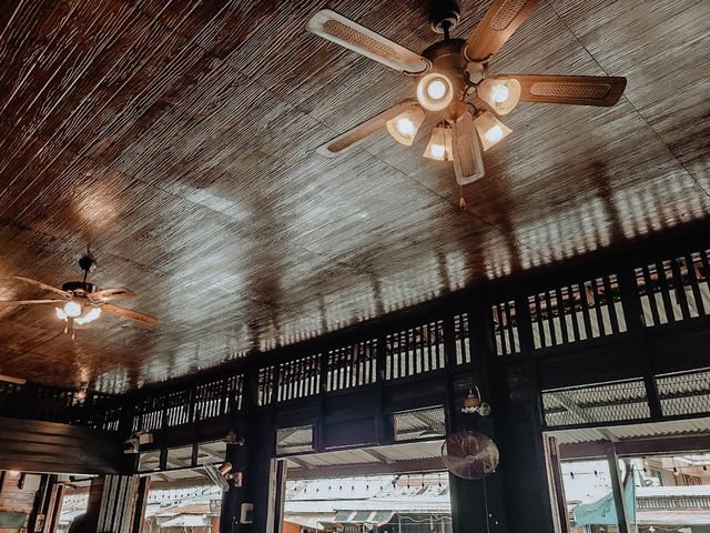 นั่งชิลร้านกาแฟ อัมพวา