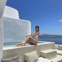 Santorini 人生住過最美的酒店🩵