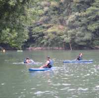 東京・奥多摩の『白丸湖』でSUP🏄‍♀️