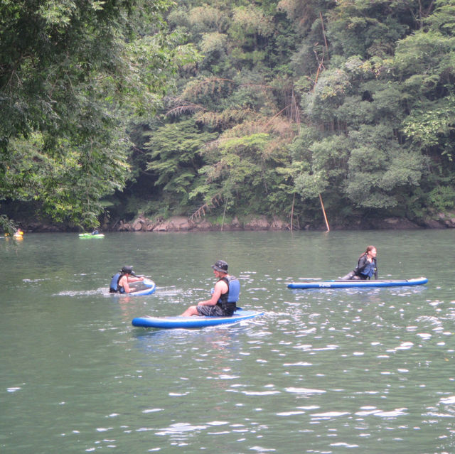 東京・奥多摩の『白丸湖』でSUP🏄‍♀️