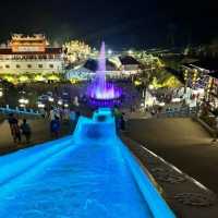 Largest Dancing Fountain in Malaysia! ⛲️ Gigantic Chinese Temple