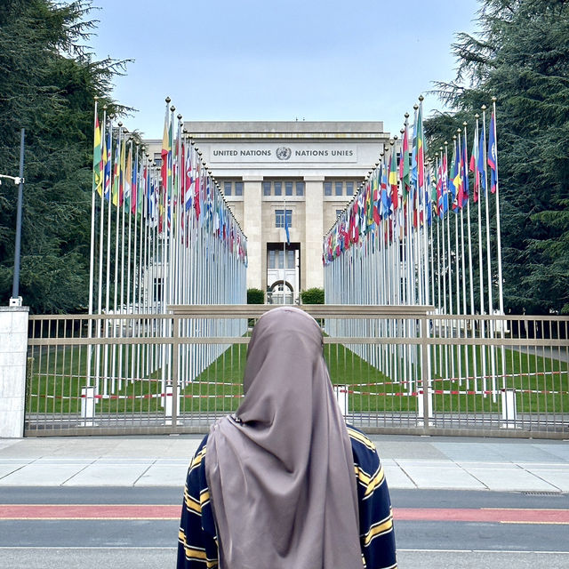 A Walk of Unity: Explore the Alley of the Flags at UN Geneva 🇨🇭