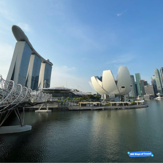 Sunrise Serenity: Marina Bay Sands Morning Stroll