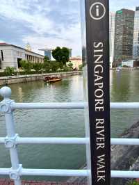 シンガポール　シンガポール観光　Boat Quayの散策は最高だよ！