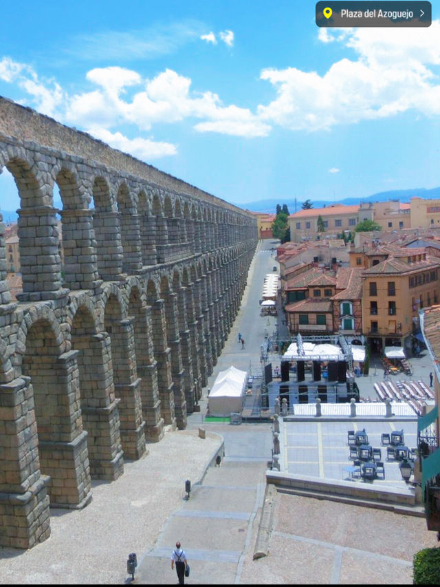 【スペイン】美しい旧市街に聳え立つローマ水道橋🇪🇸🌺🩵【セゴビア】