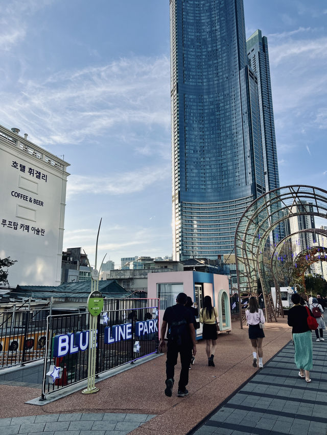Blue Line Park รถไฟปุ๊กปิ๊กสุดน่ารัก 🚊🇰🇷