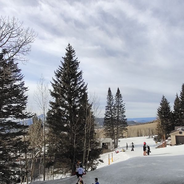 Explore the scenic winter view at Flagstaff Arizona 