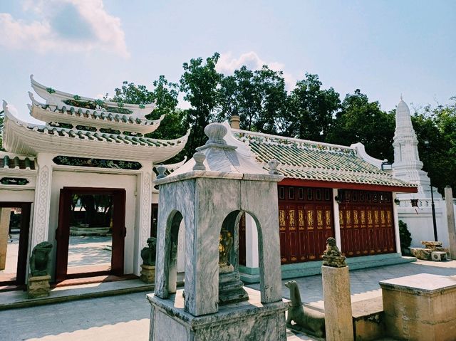 泰國曼谷市中心皇家古跡寺廟景點:Ratcha Orasaram Ratchaworawihan (Chom Thong)，適合拍照📸打卡