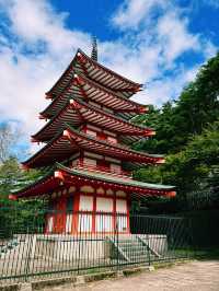 Arakurayama Sengen Park: Fall Colors & Fuji Views
