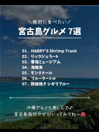 【沖縄】宮古島のおすすめグルメ7選