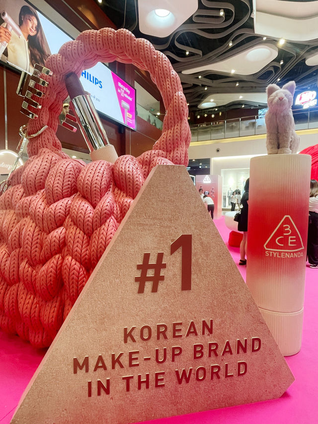 3CE pop up not in KR but in SG