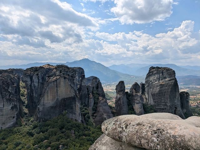 メテオラビューポイントからの景色。