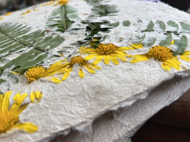 The unique paper-making craft