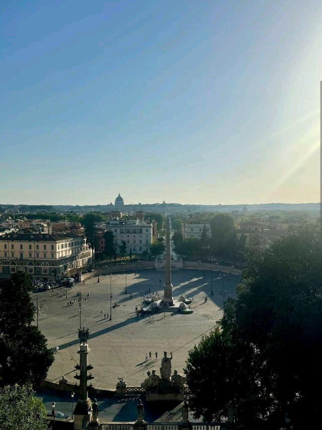 Terrazza del Pincio – A Panoramic View Linking the Forum to Modern Rome