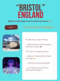 Bristol itinerary 