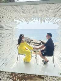 Rock beach swing, phuket, thailand
