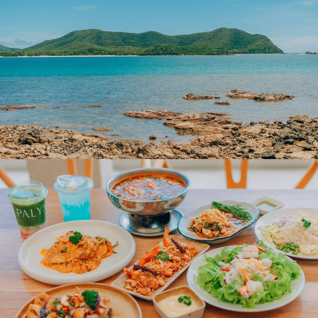 คาเฟ่สัตหีบ มุมถ่ายรูปโคตรดี ฟีลปูซานปูใจสุดๆ 🌊🤍