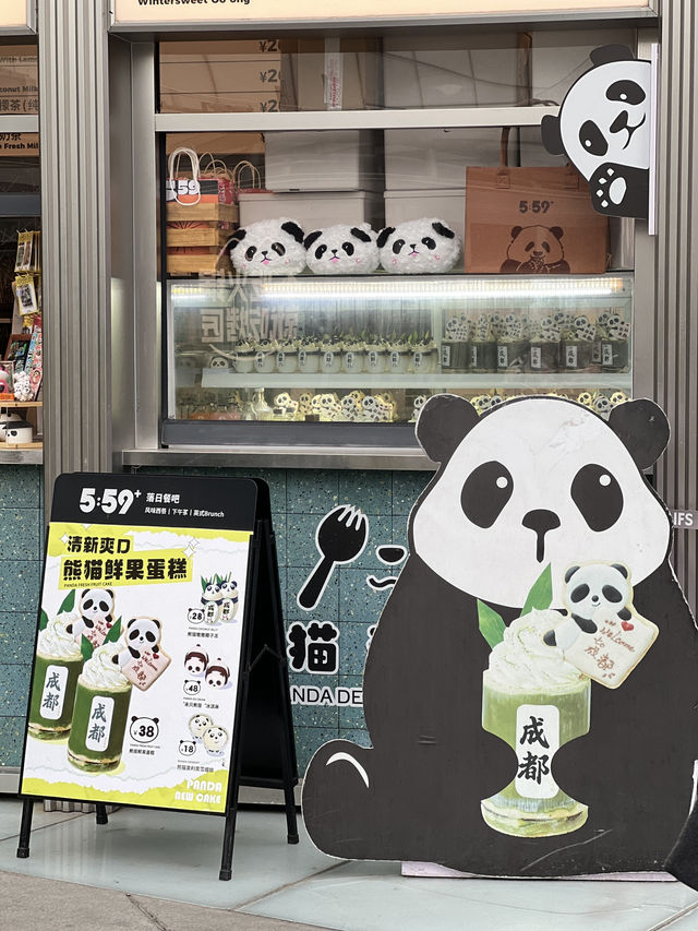 ถ่ายรูปกับหมีแพนด้า บนตึก IFS เฉิงตู ✨🐼