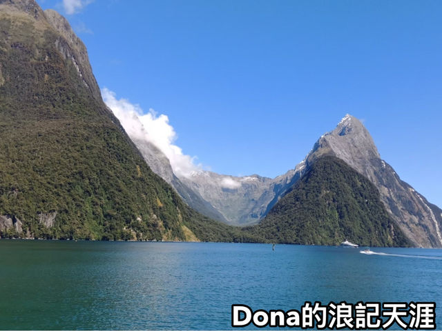 📍紐西蘭南島。米佛峽灣｜令人震撼的慢船時光