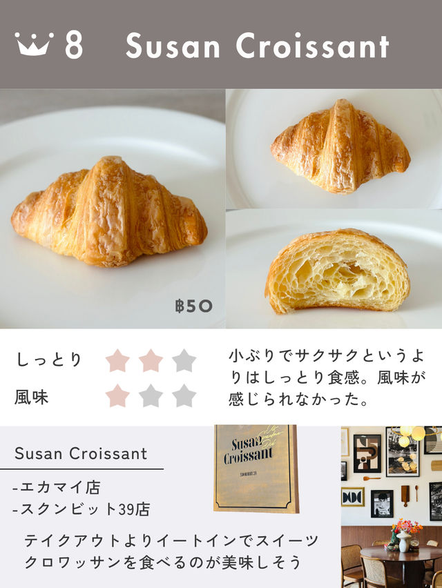 バンコクNo.1 ベーカリー クロワッサン編