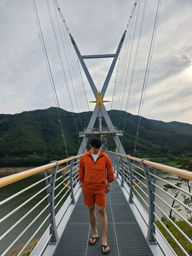 영천 보현산댐 출렁다리 걷기 좋은 명소