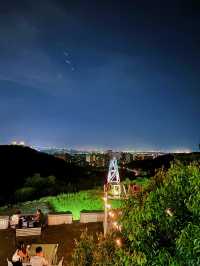 🌌桃園蘆竹秘境夜景｜山川夜海咖啡廳：在鬆餅與星光中緩緩沉醉